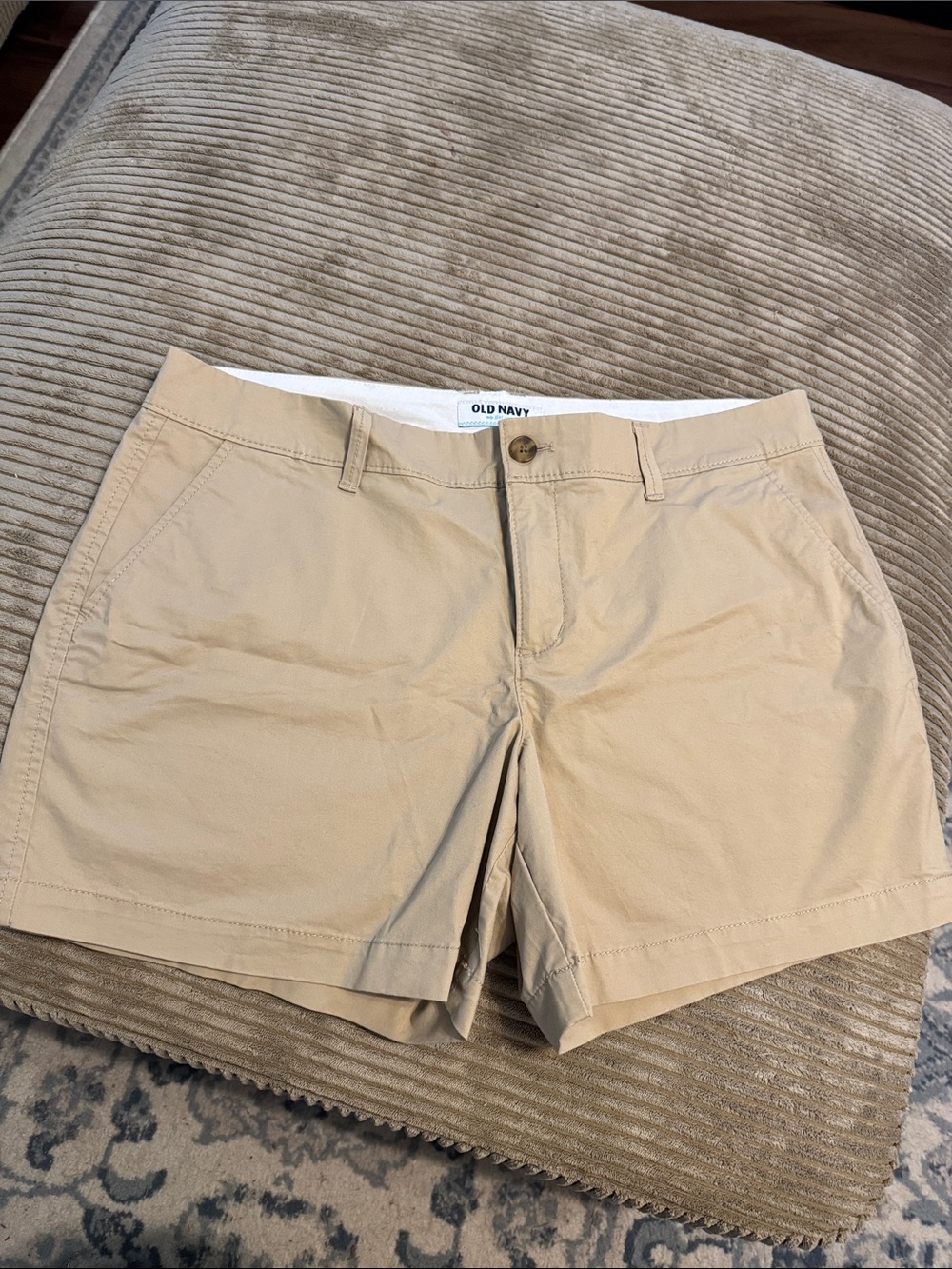 Old Navy Beige Casual Chino Bermuda Shorts